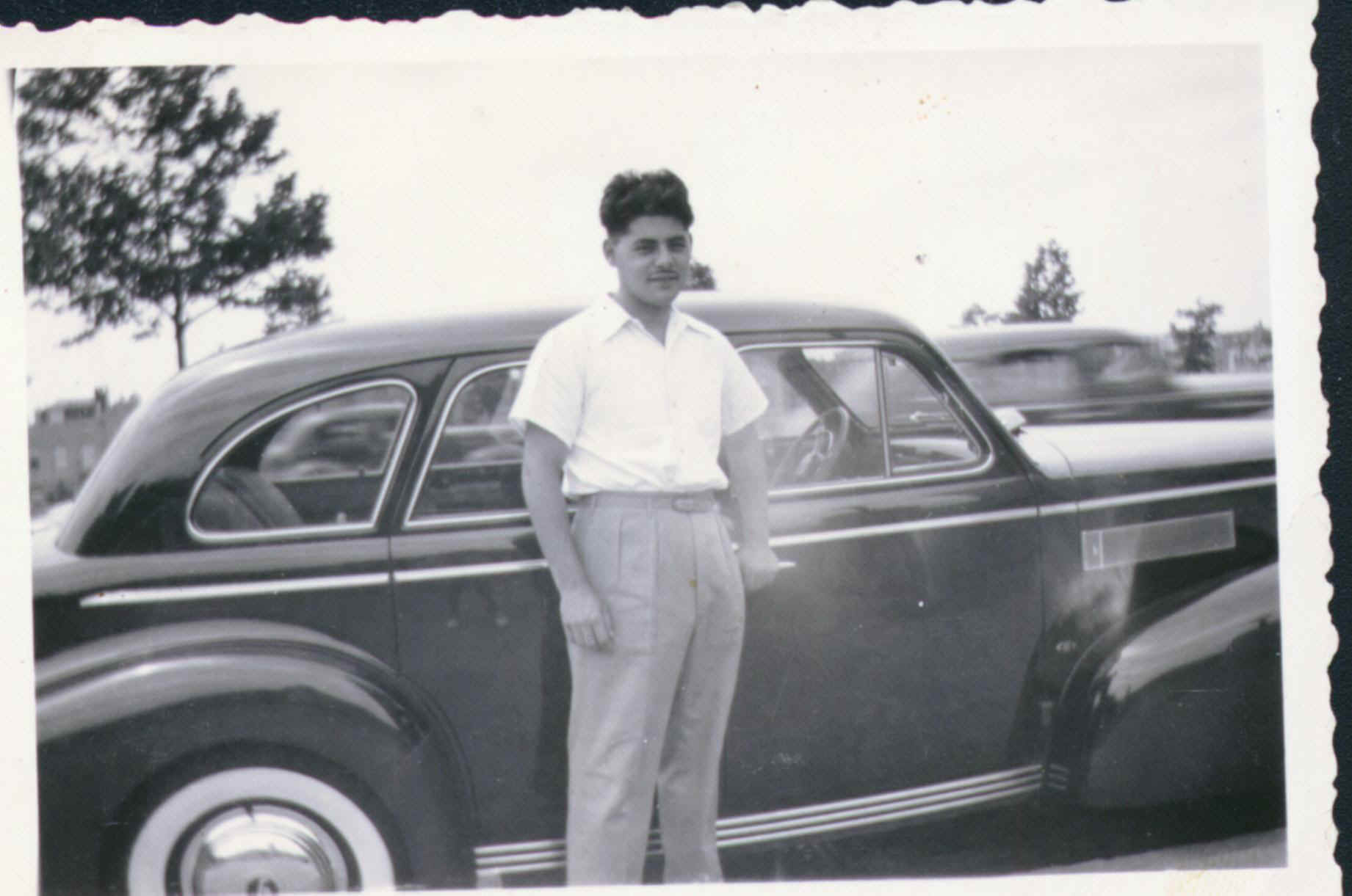 This Is Abe is the 1940's . Sweet Car Grandpa. Those are some fat whitewalls